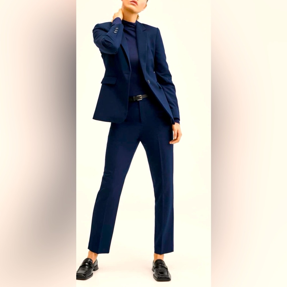 Mango Fitted suit blazer and pant set